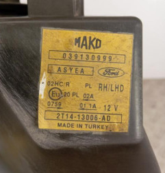 Optique avant principal droit (feux)(phare) FORD TOURNEO CONNECT 1 Photo n°6