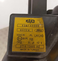 Optique avant principal gauche (feux)(phare) FORD TOURNEO CONNECT 1 Photo n°4