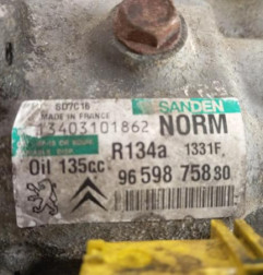 Compresseur air CITROEN C4 PICASSO 1 Photo n°5